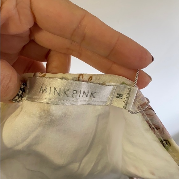 NWT Mink pink floral dress - Picture 6 of 8